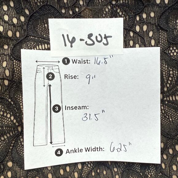 Xhilaration NEW Lace Overlay Skinny Jeans Dark Boho Gothic Stretch Size 11 - Picture 9 of 9